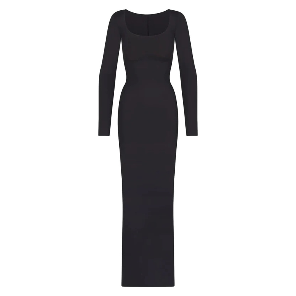 NWT Skims Long Sleeve Long Slip Dress
Color:ONYX - Picture 4 of 8